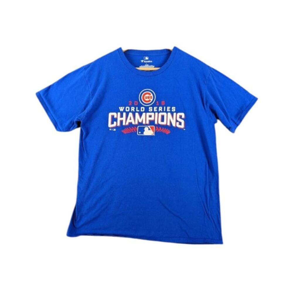 Fanatics T- Shirt Men’s 2016 MLB Chicago Cubs World Series Champions Size XL